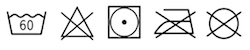 Care Symbols PUL - 60°C + tumble dryer